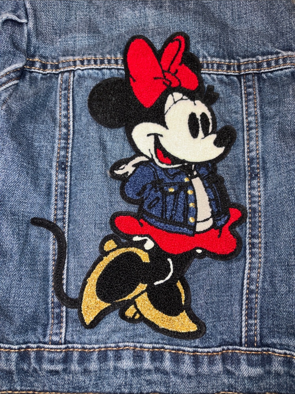 Baby Gap Disney Minnie Mouse Toddler Girls' Denim Jacket - 3T - Picture 3 of 6